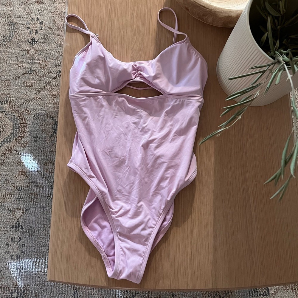Mauve One Piece Swimsuit